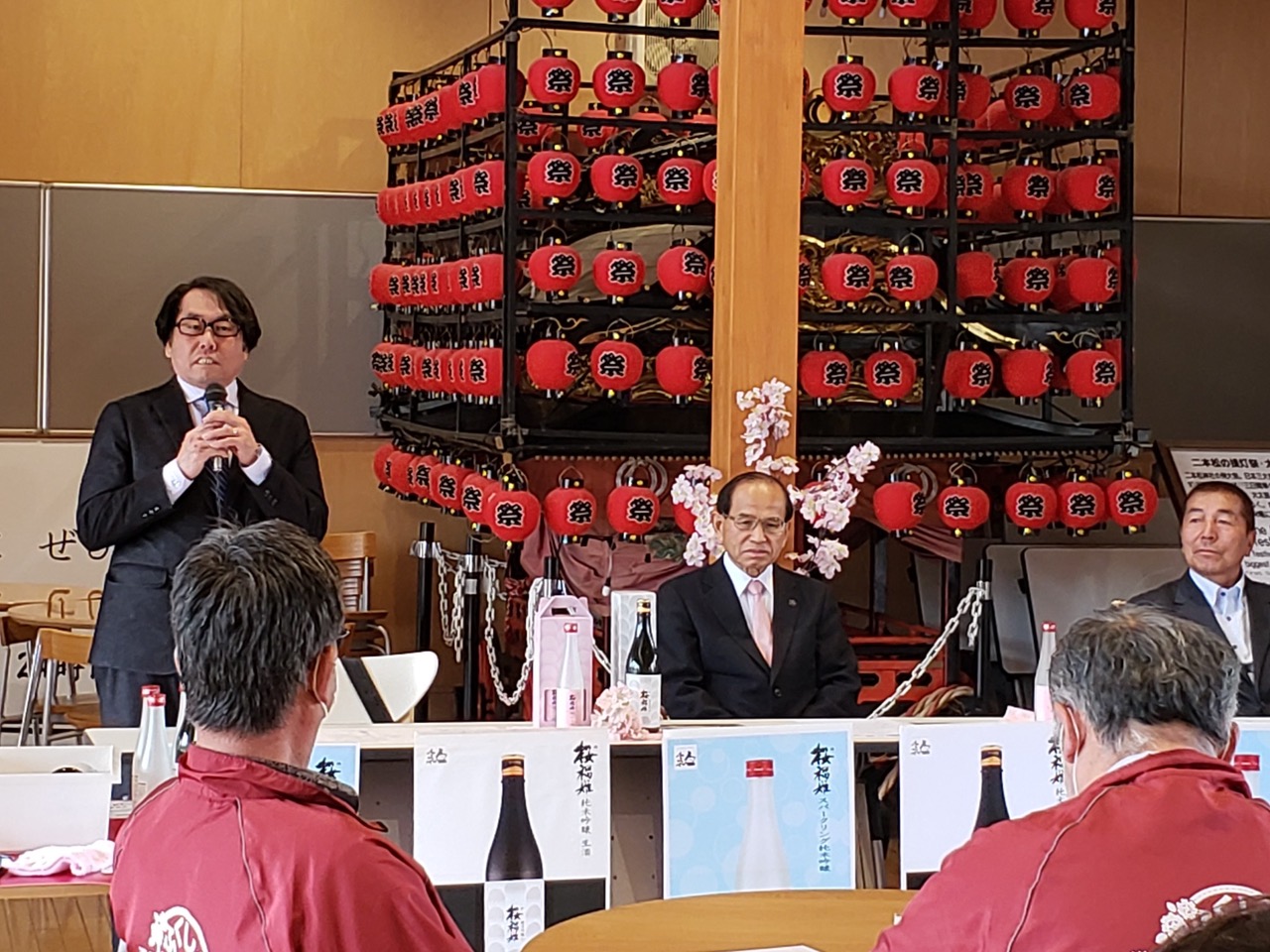 桜福姫の記者発表をしました。 | 人気酒造 NINKI.Inc｜吟醸だけしか 